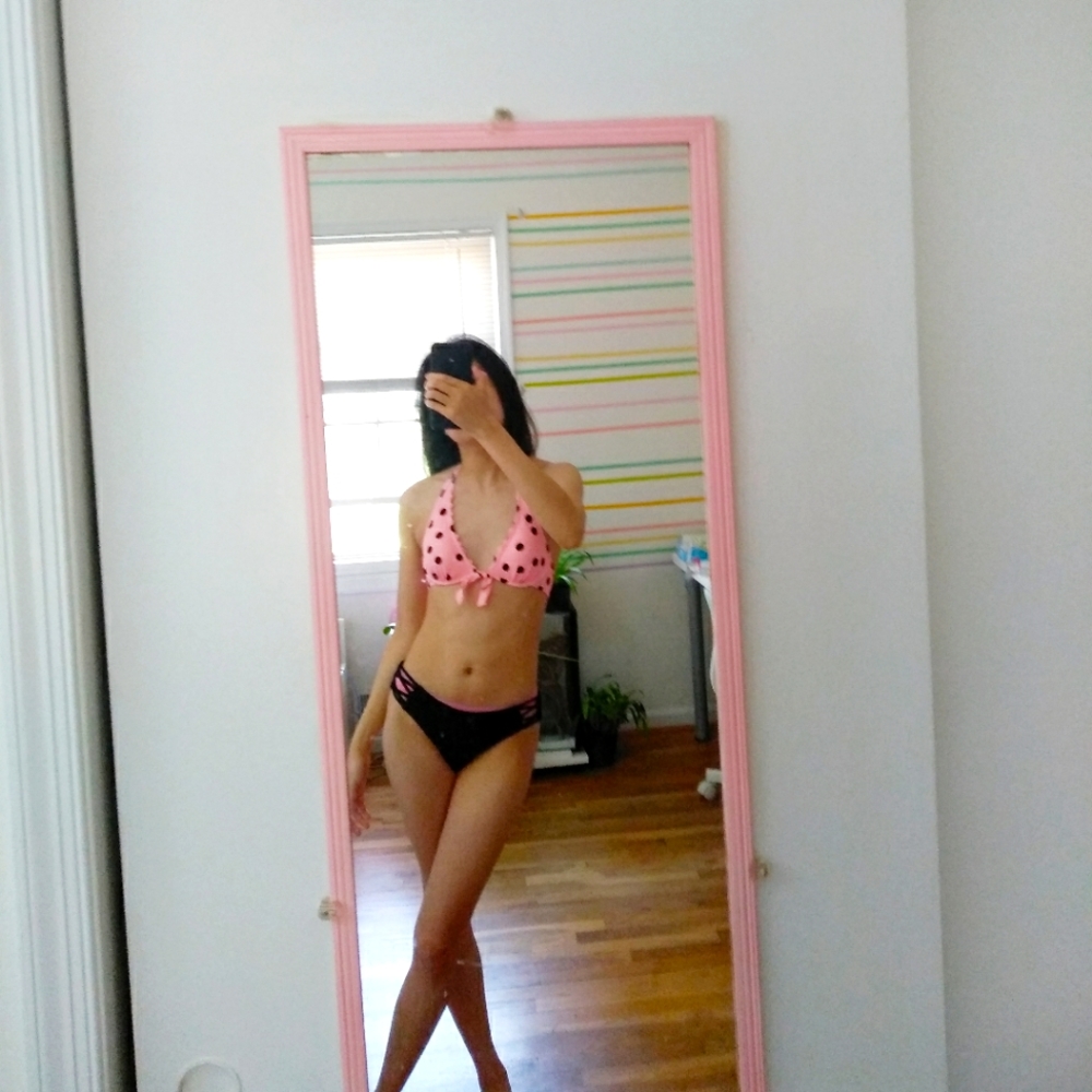 Victoria secret 34A push up halter bikini